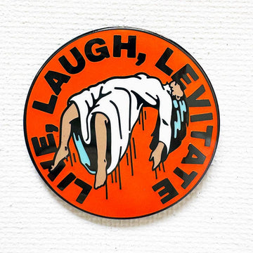 Live, Laugh, Levitate Pin