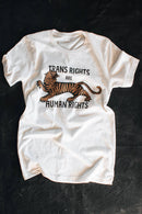 Trans Rights are Human Rights Tiger Tee - Natural White-4
