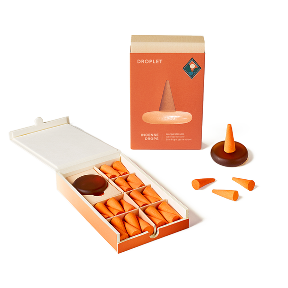 DROPLET Orange Blossom Incense Drops | 26 Cones