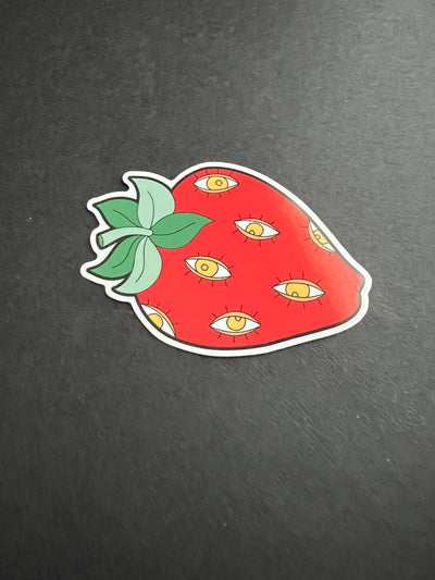 Summerween Strawberry Sticker - 0