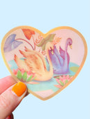 Swan Friends Sticker-1