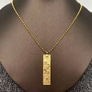 Rectangular Zodiac Necklace-2