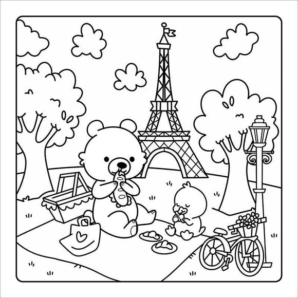 Little Cuties: Cozy Coloring Book