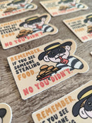 Stealing Food Hamburglar Sticker-2