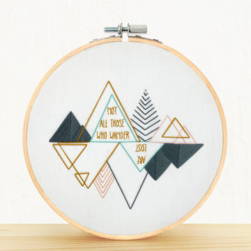 Wanderlust Embroidery Kit