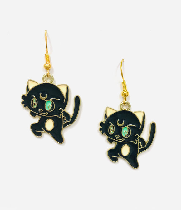 Witchy Cat Earrings