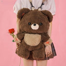 Cute Plush Teddy Bear Backpack-3