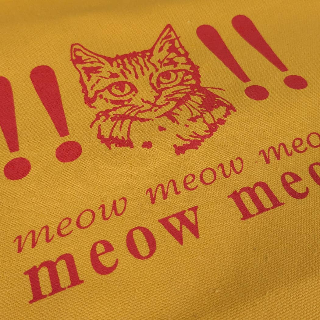 Meow Meow Meow Canvas Tote