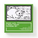 Moody Cats Magic Velvet Coloring Set-1