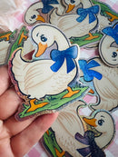 Goose Glitter Sticker-3
