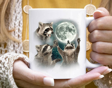 Howling Raccoons Mug