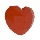 3D Big Heart PaperCraft Art Kit-3