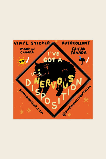 Nervous Disposition Sticker