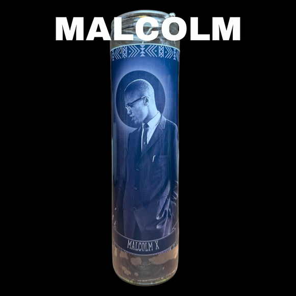 The Luminary Malcolm X Devotional Altar Candle
