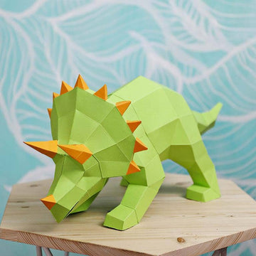 Triceratops PaperCraft Art Kit - 0