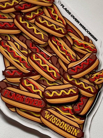 Wisconsin Brats Sticker - 0