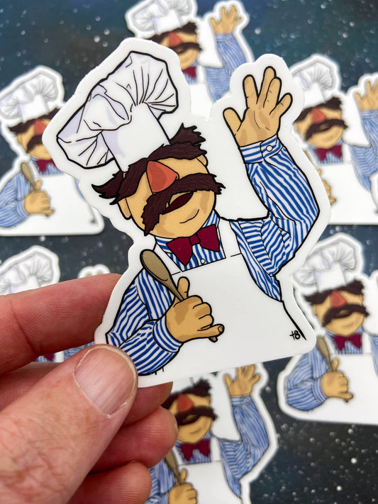 Swedish Chef The Muppets Sticker