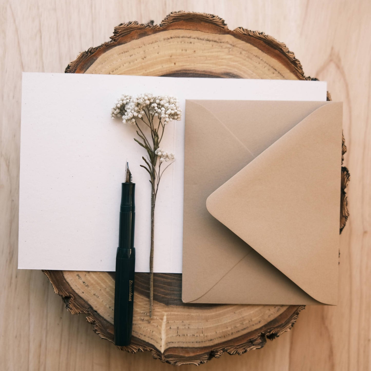 Mushroom Forager Bird Greeting Card