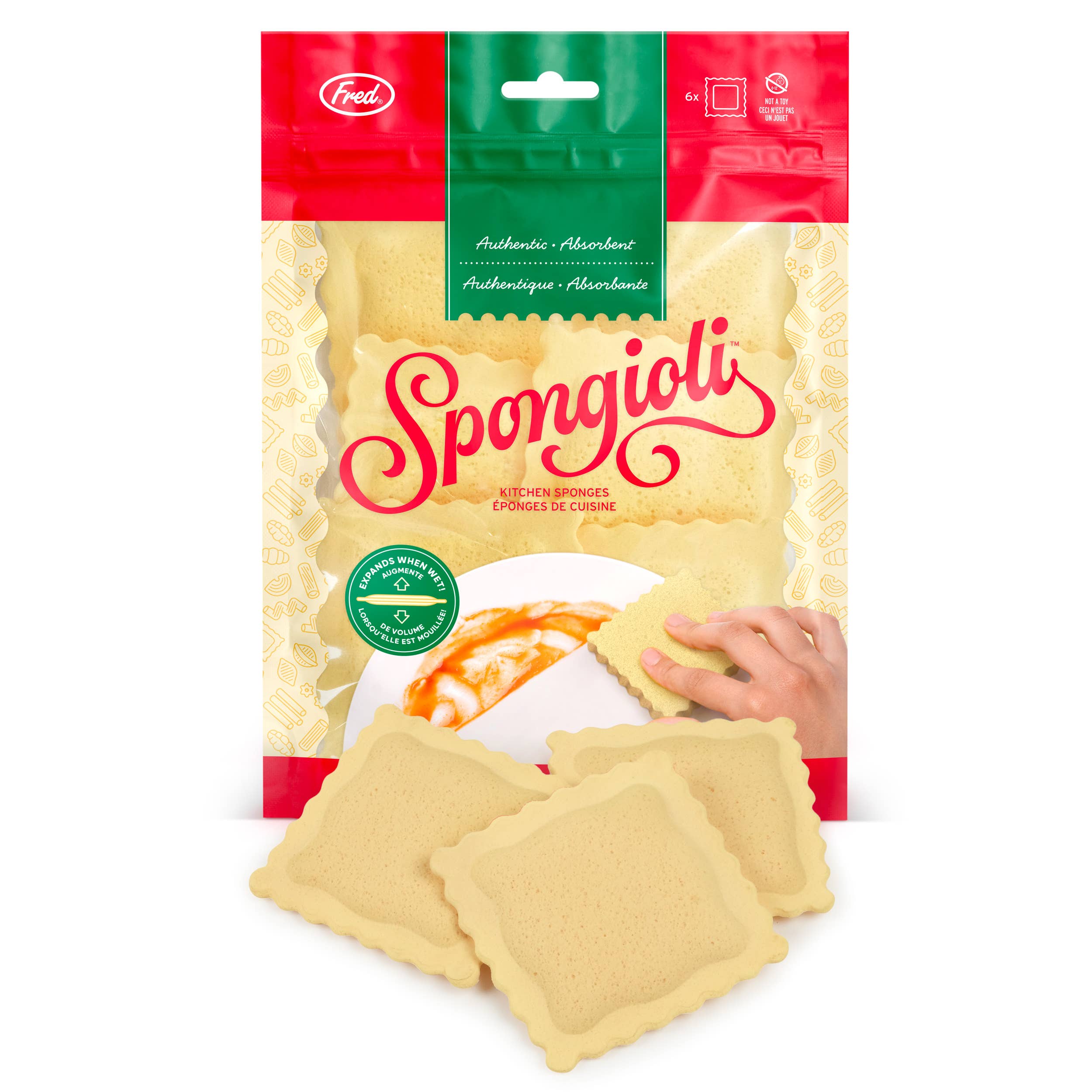 Ravioli Compressed Sponges - Set of 6