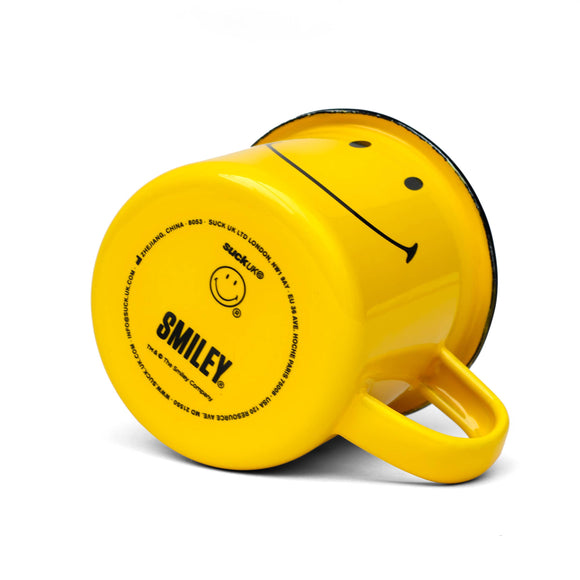 Smiley Enamel Mug