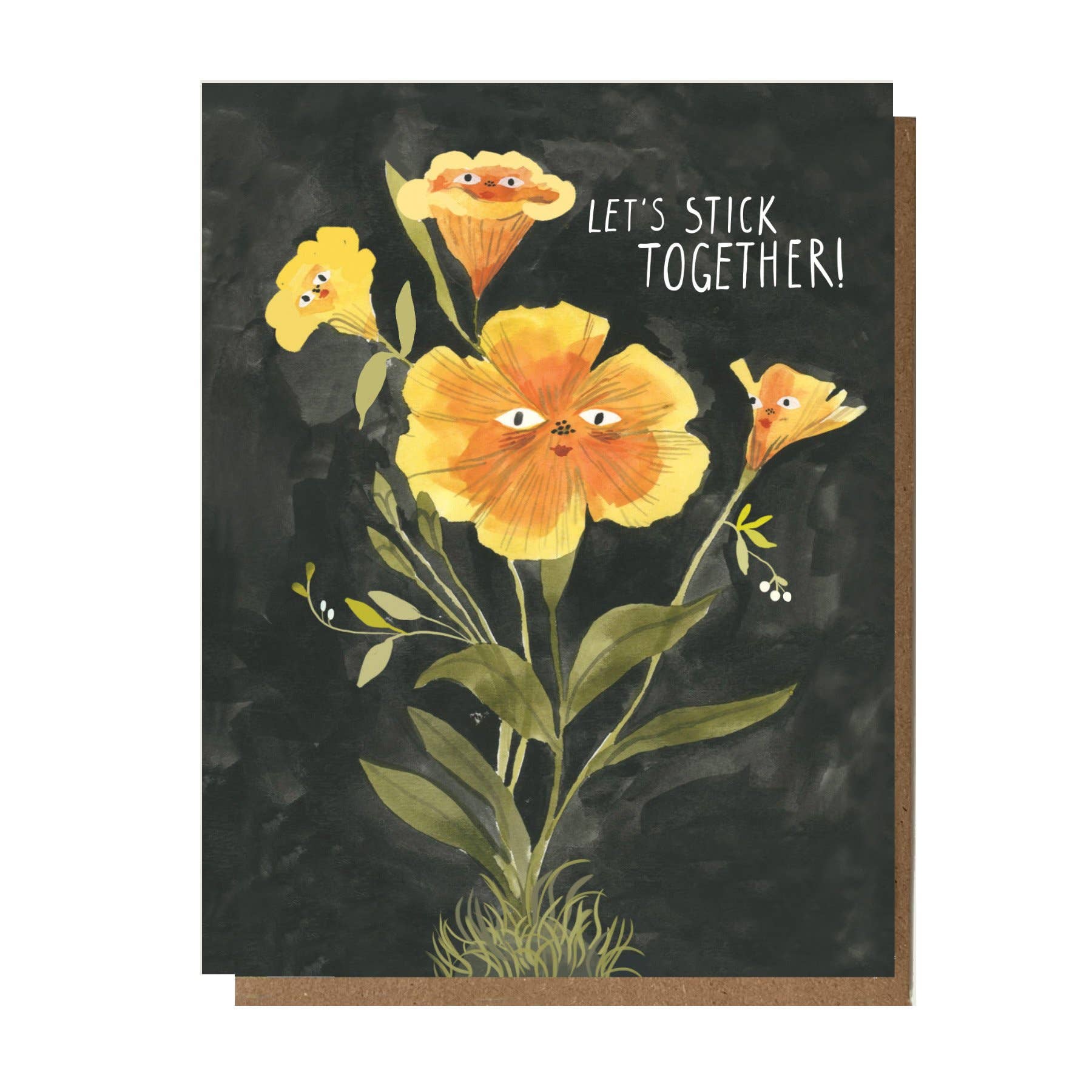 Let's Stick Together Card