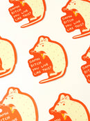 Damn Bitch Rat Sticker-2
