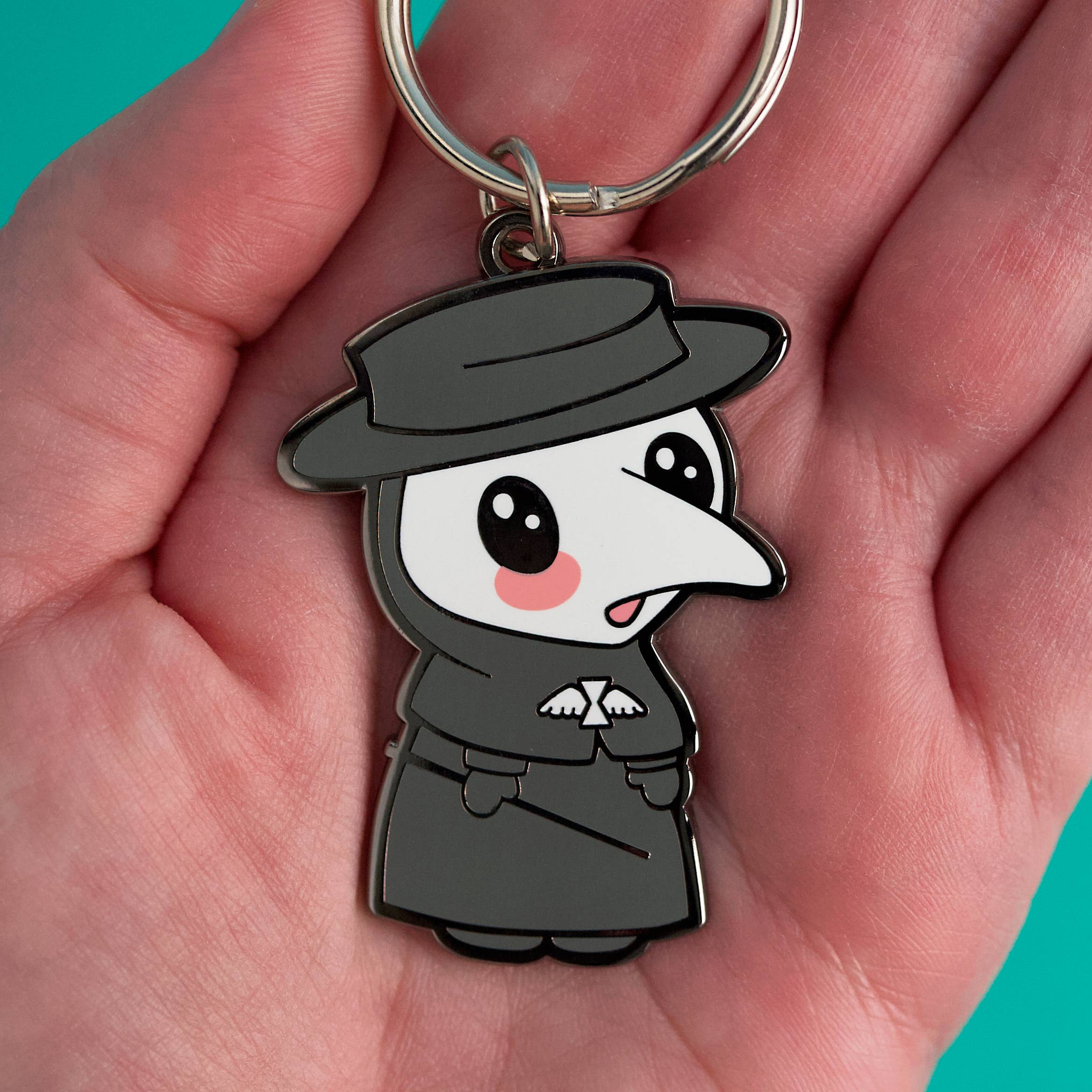 Plague Doctor Keychain