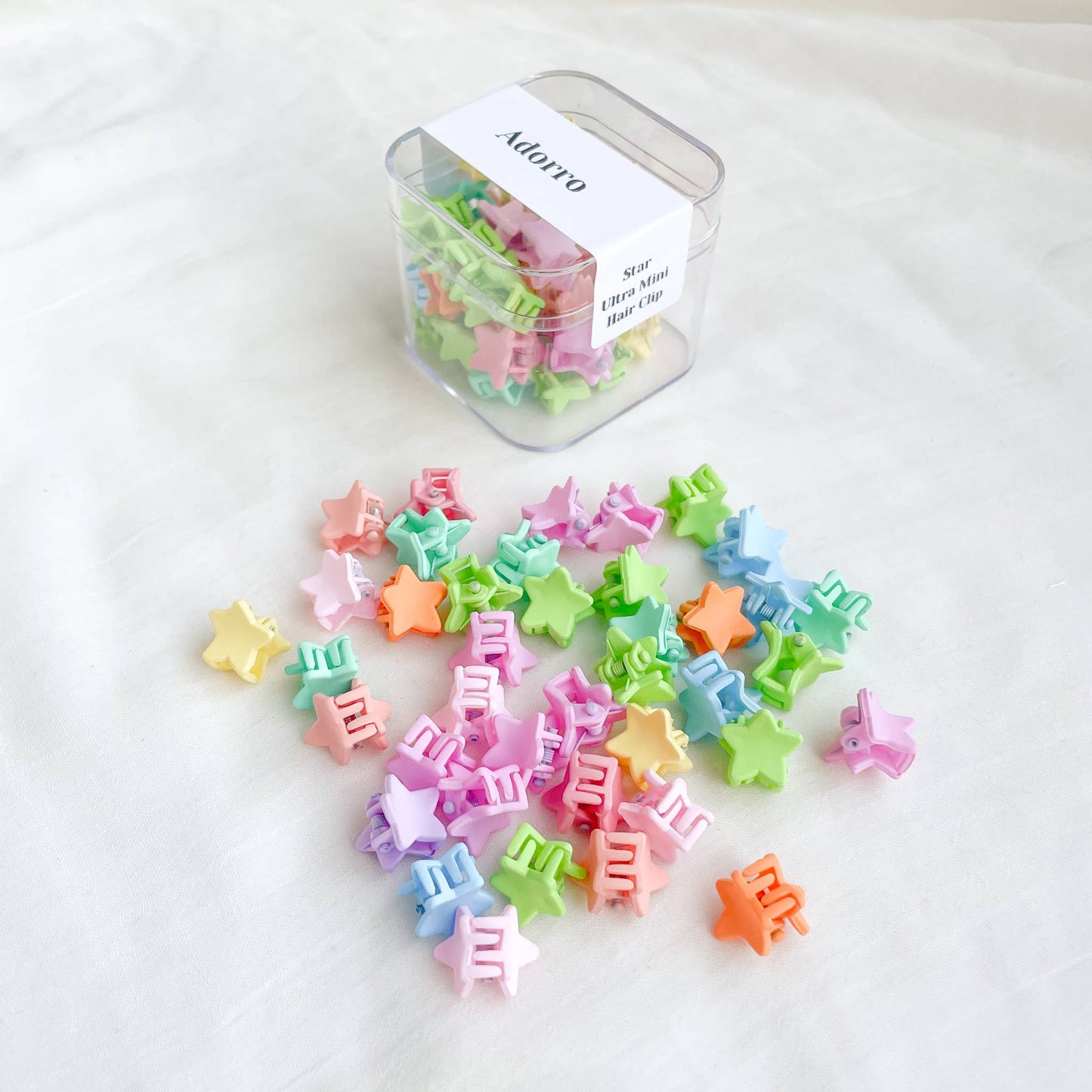 Stars Ultra Mini Box of 40 | Tiny Star Matte Claw Clip Set