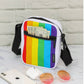 Rainbow Stripe Crossbody Bag