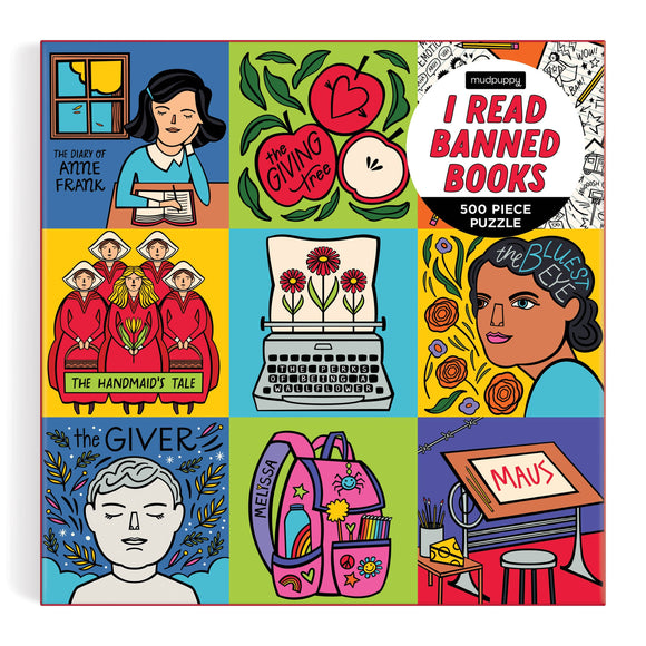 I Read Banned Books 500 Piece Puzzle