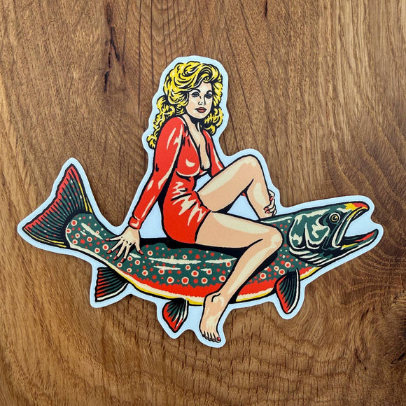 Dolly Varden Country Music Sticker