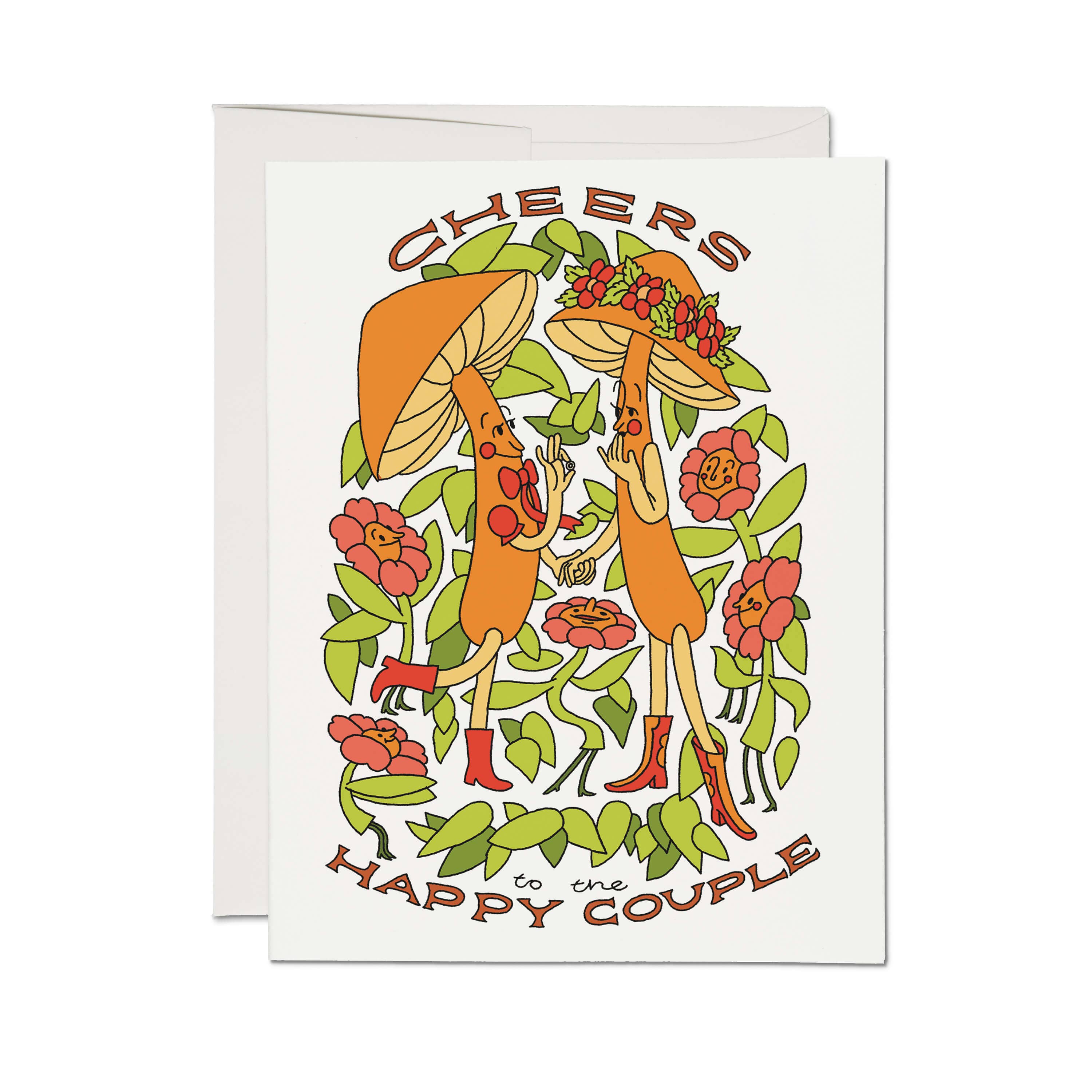Cheers to the Couple greeting card