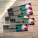 Back the Dew (Baja Blast) Bumper Sticker-2