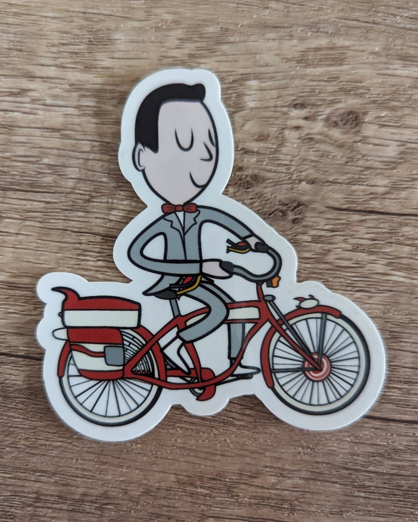 Pee-Wee Bike Sticker