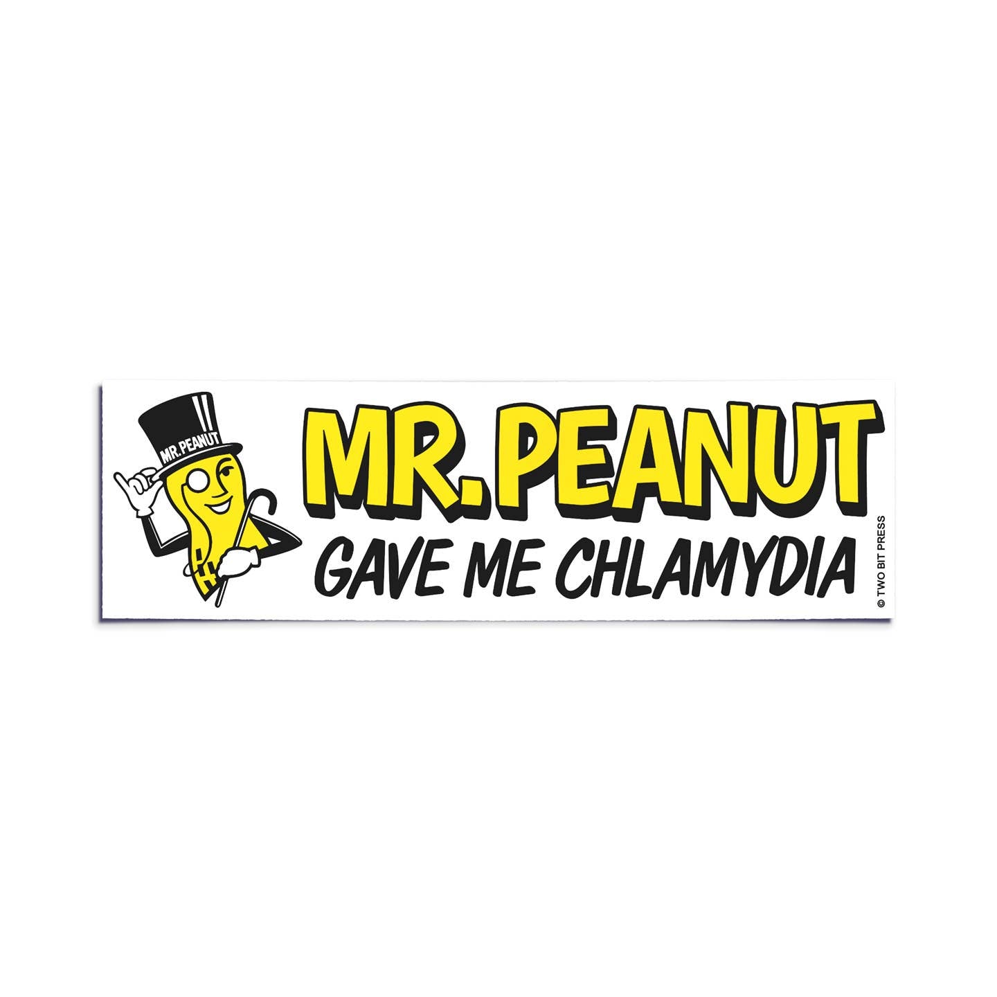 Mr. Peanut Chlamydia Bumper Sticker