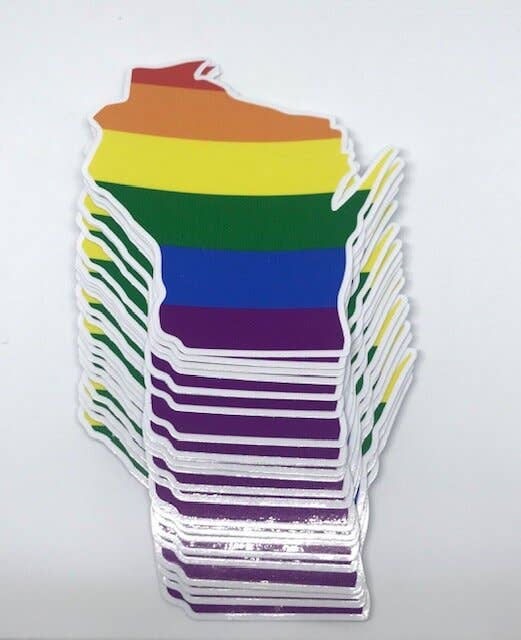 Wisco Pride Flag Sticker