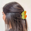 Large Olive Hair Claw Clip-5
