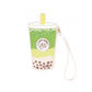 Matcha Boba Wristlet