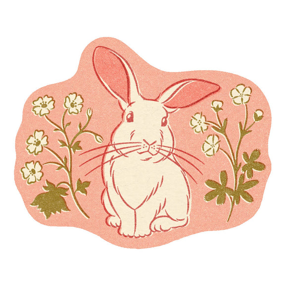 Pink Bunny Sticker