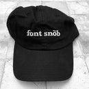 Font Snob Dad Hat Baseball Cap-3