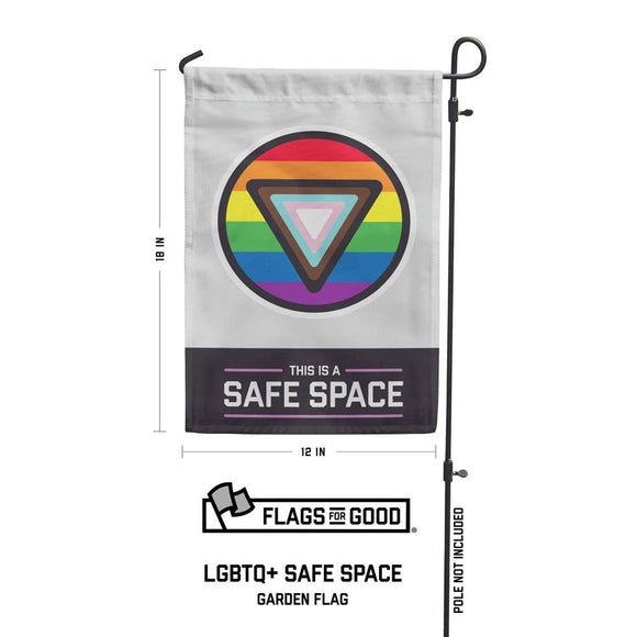 Safe Space Garden Flag