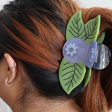 XL Blueberry Hair Claw Clip - 0