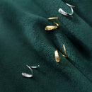Minimalist Twist Spiral Hoop Earrings-2