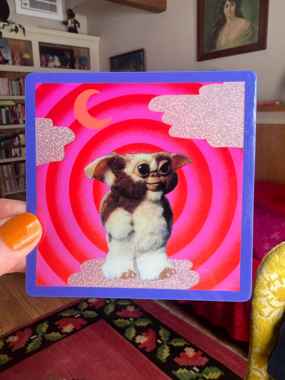 Mogwai On the Move Sticker