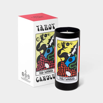 Tarot Lovers Candle - Orange + Moss Scent