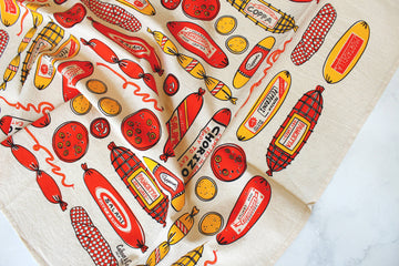 Meat Shop Tea Towel  - 0