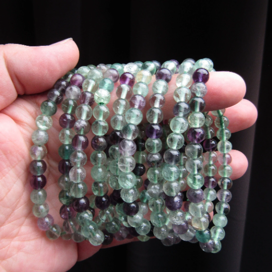 Gemstone Round Bead Bracelets