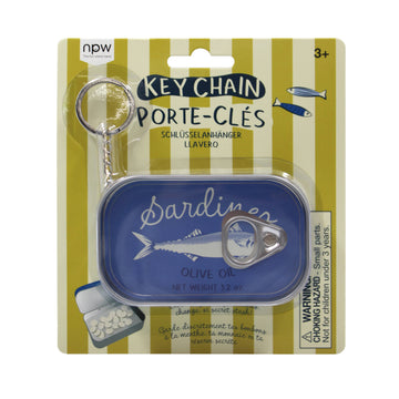 Sardine Tin Keychain - 0