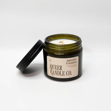 Peppermint + Eucalyptus | Queer Candle Company