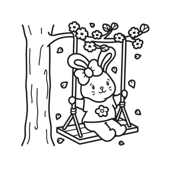 Cute 'n' Cozy: Spring Cheer Mini Coloring Book